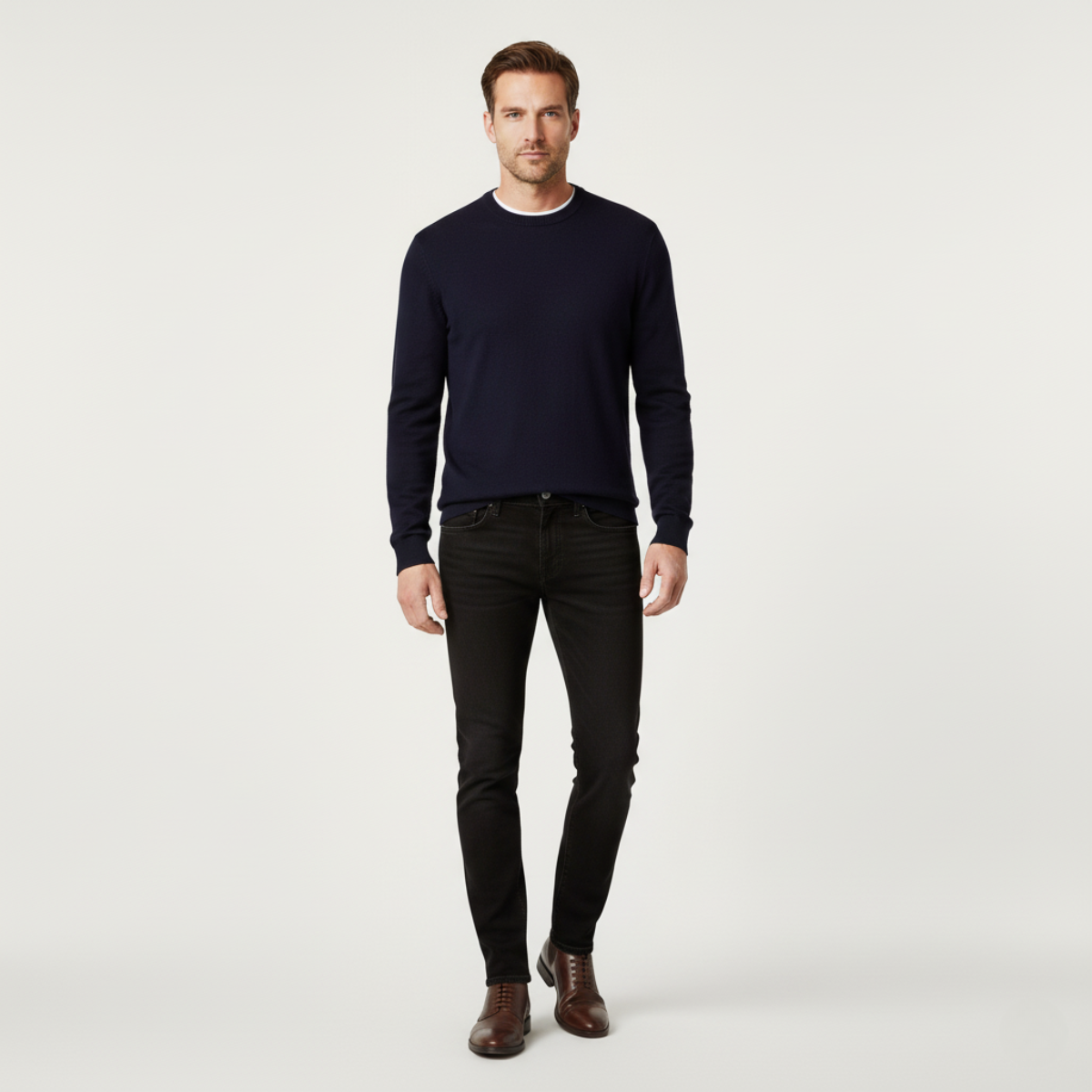 Santiago Slim Fit Stretch Skinny Jeans för män – Snygg komfort och ett modernt utseende