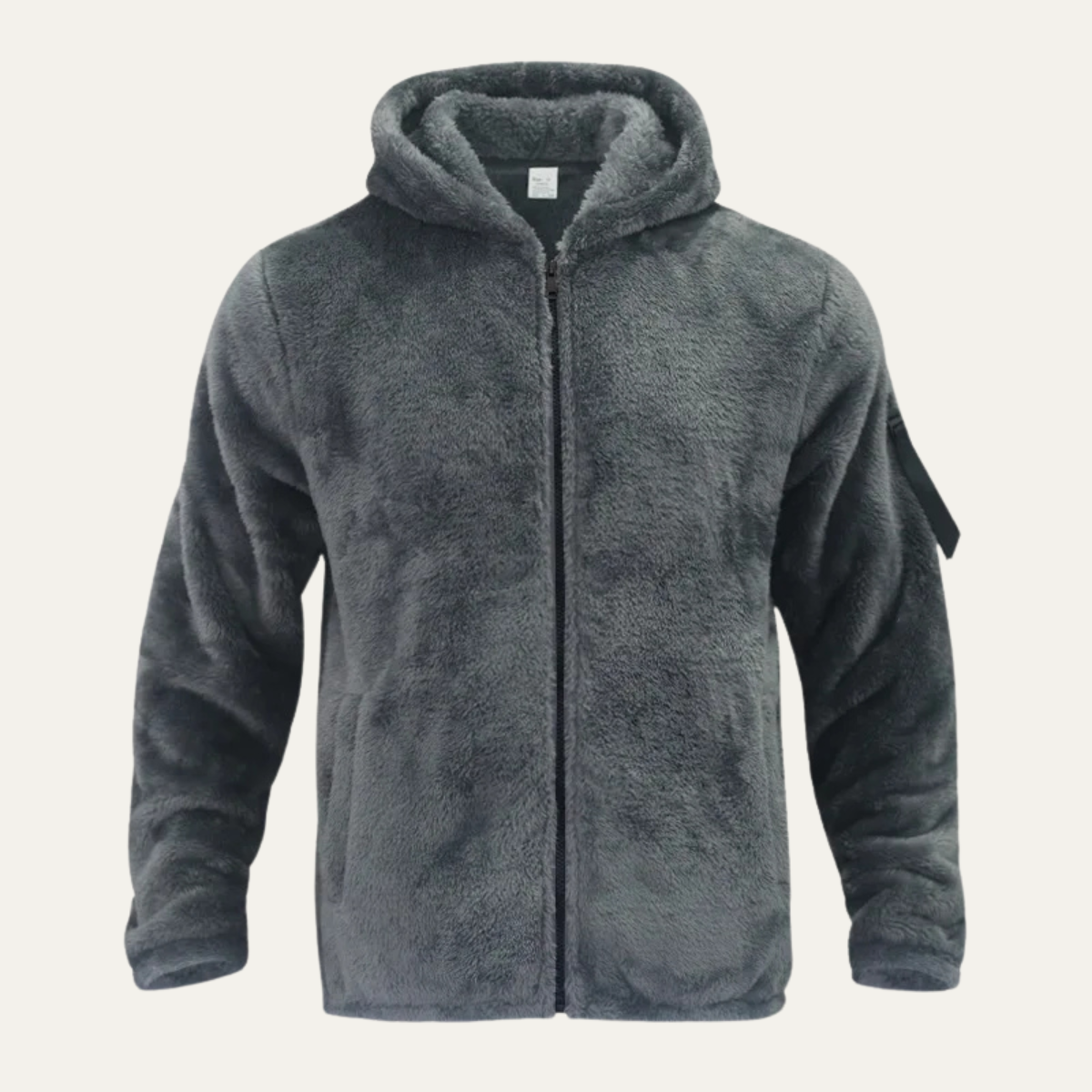 The Brixton - Herr Fleece Varm Mjuk Sammet Hoodie Jacka