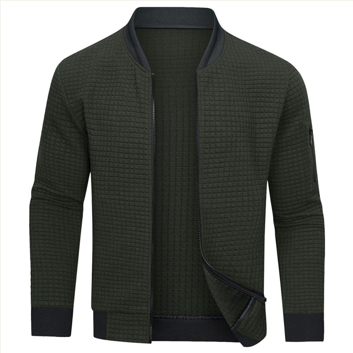 Oakshade Quiltad Jacka – Avslappnad Zip-up Väst för Alla Tillfällen