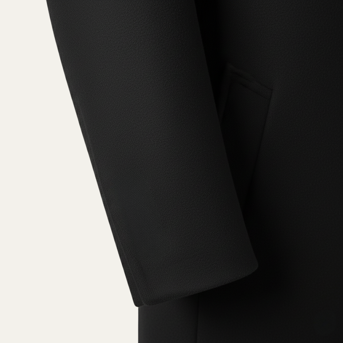 The Wilshire - Herr Lång Dubbelknäppt Ullblandning Smart Kappa