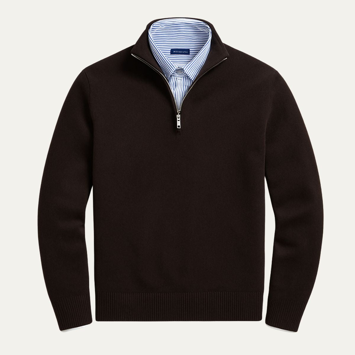 Trendy The Bronx Modern herrar quarterzip pullover – stilfull och bekväm