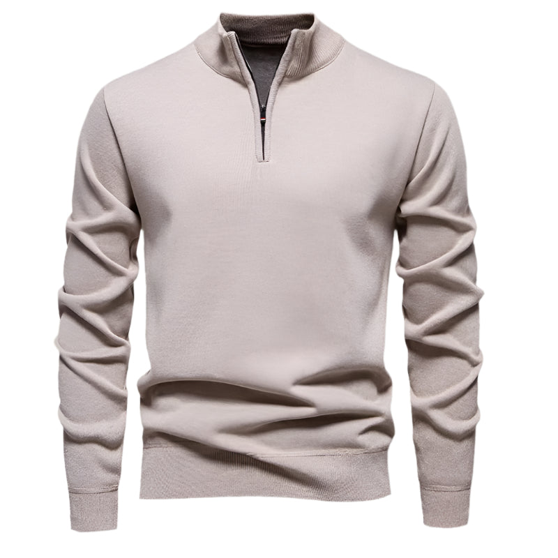 Warwick herrpullover med polokrage – Bekvämlighet och elegans garanterad