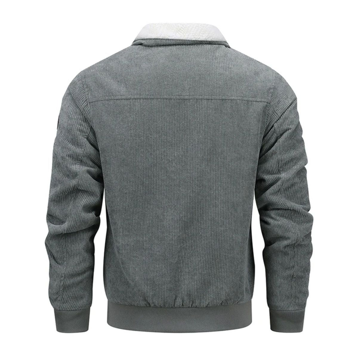 Vintage herrskorduroyjacket med mysig fleecefoder från Tallinn