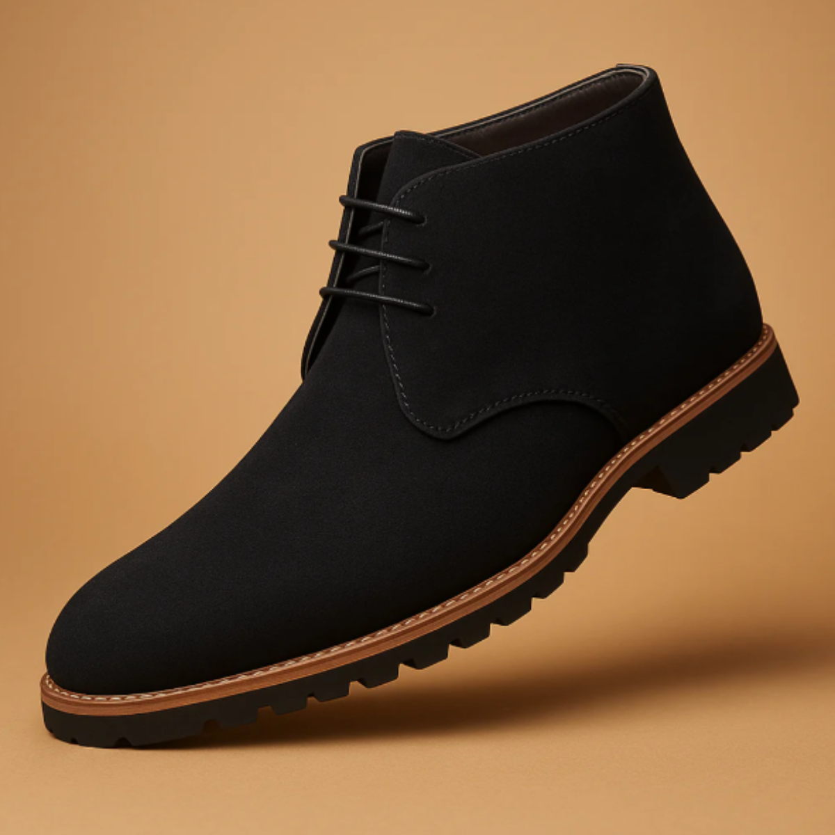 The Remington - Casual chukka-kängor i mocka för herr med gummisula