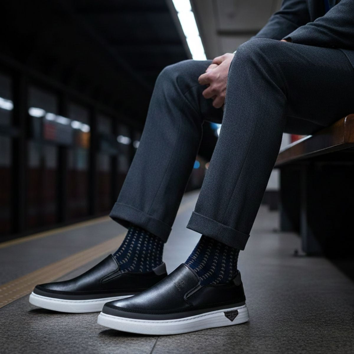 The Madrid - Herrarnas Casual Slip On Skor