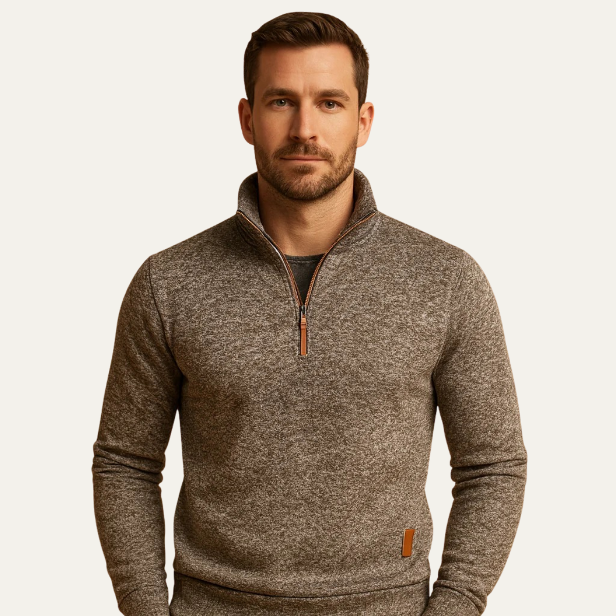 Pullover med båtringning Belgrave Quarter Zip för en avslappnad och trendig stil