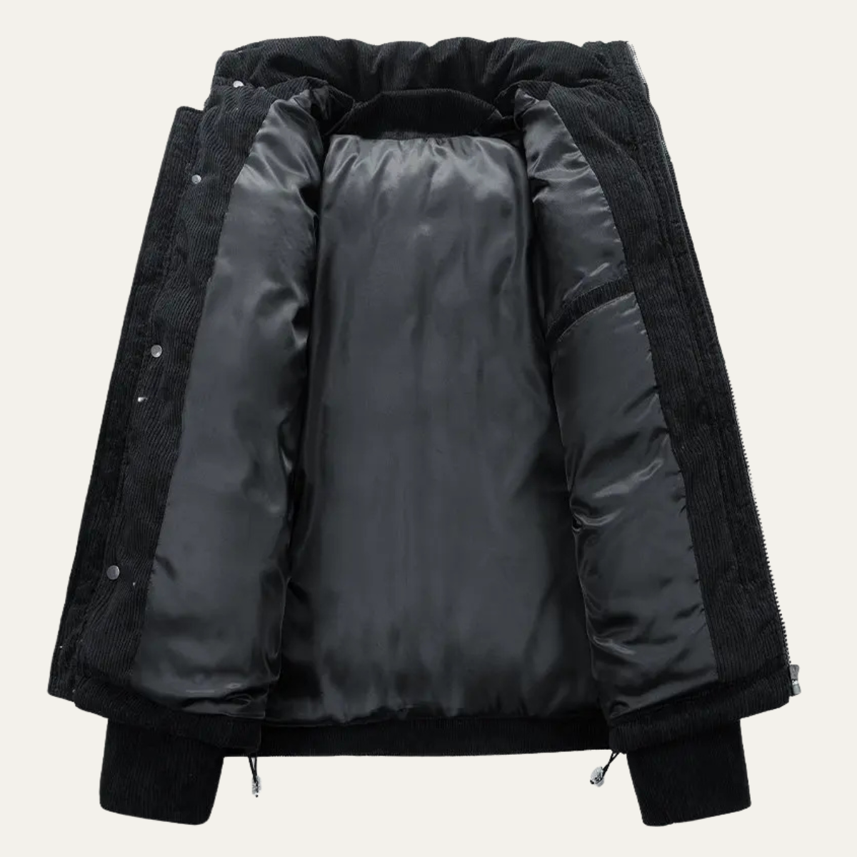 The San Casciano - Herr Suede Vinter Bomull Fodrad Pufferjacka