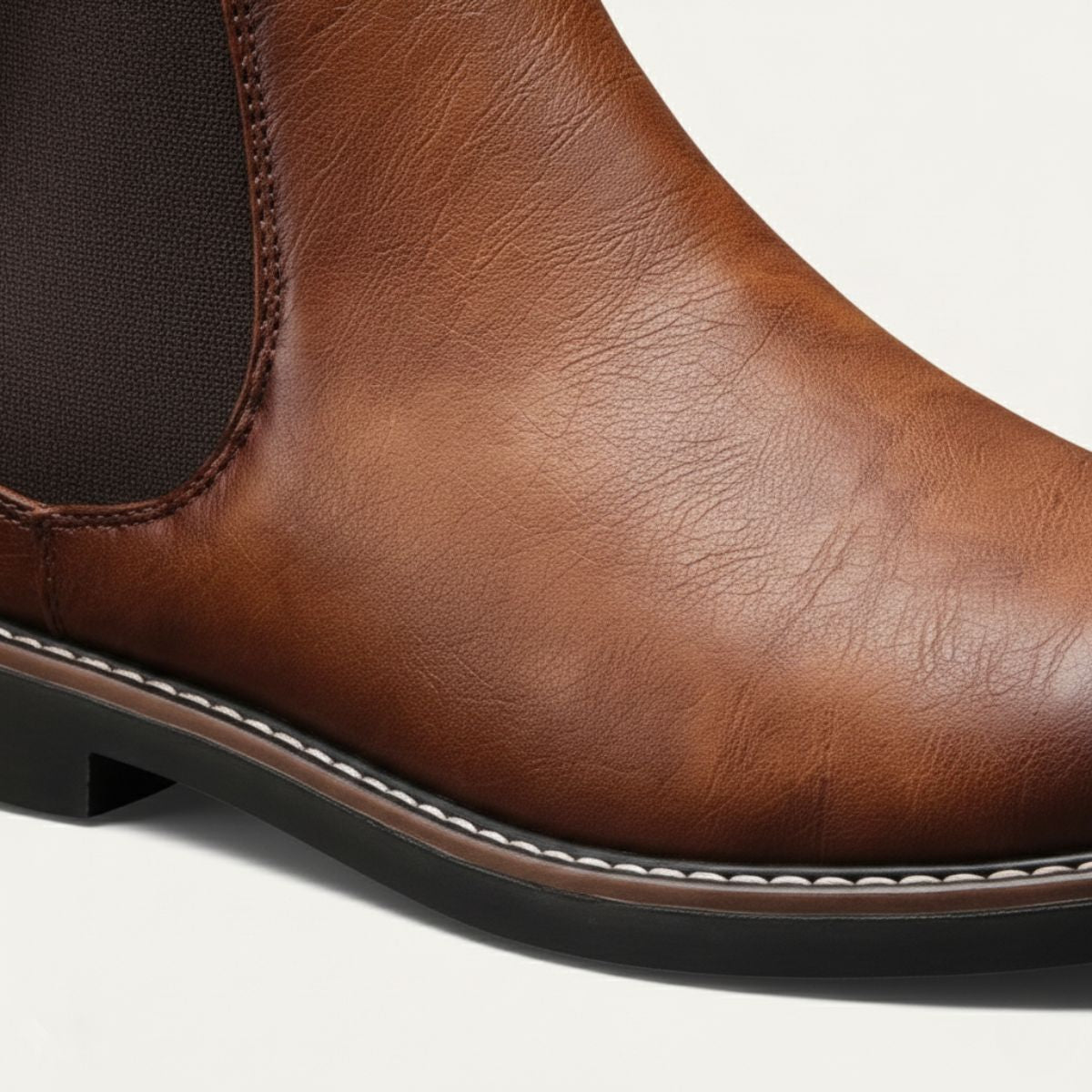 The Highlands - Herrars Hållbara Läder Chelsea Boots