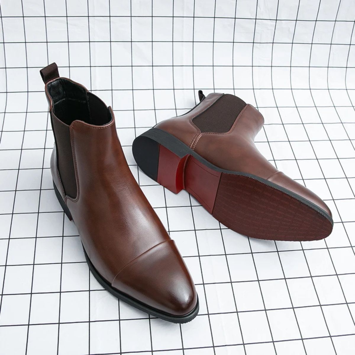 The Savile Row - Herr Läder Chelsea Boots