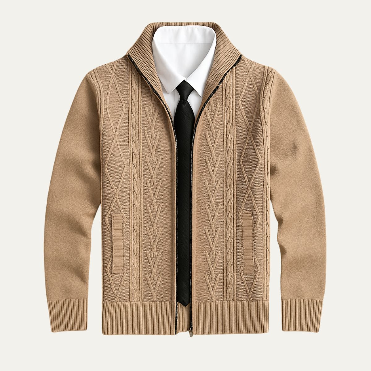 Sandhurst Classic herr-Cardigan för tidlös stil