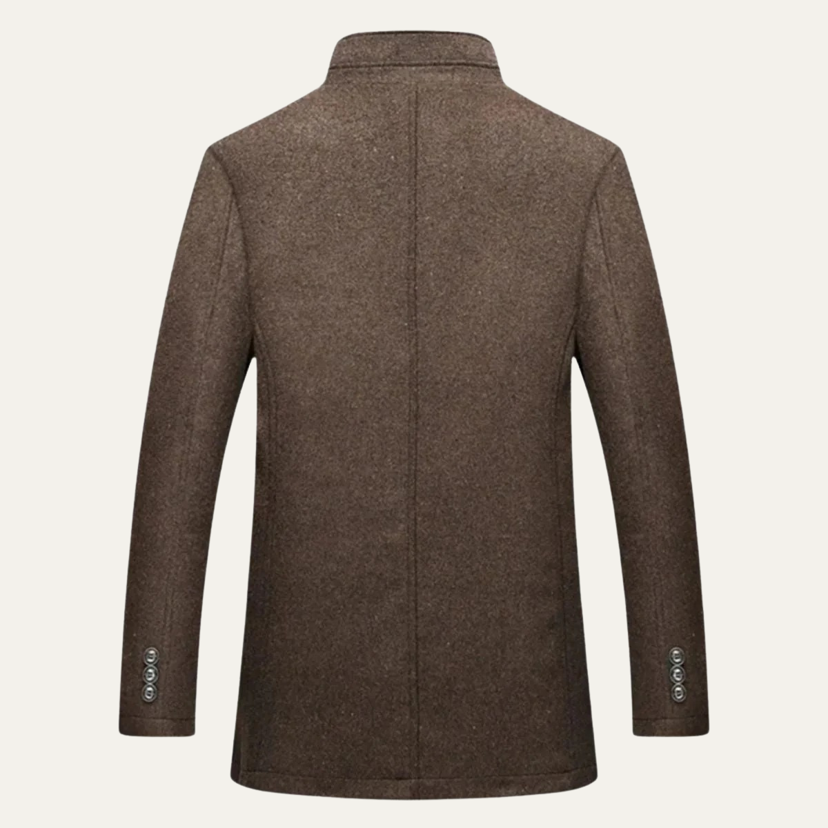 Elegant klassisk ullblandad rock för herrar, Broadway-stil