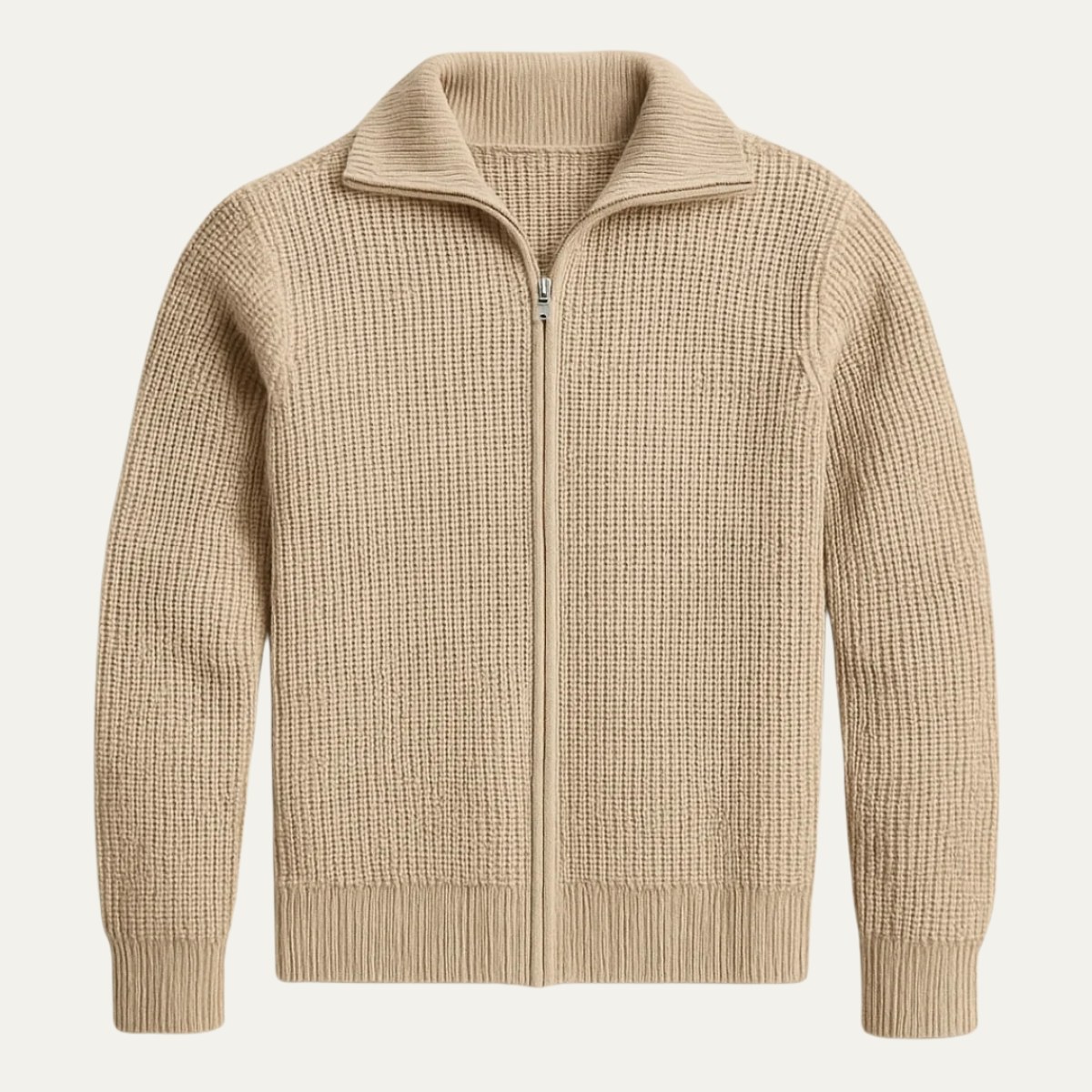 Weymouth herrarnas stilrena chunky stickad helzip-tröja för mysig och modern look