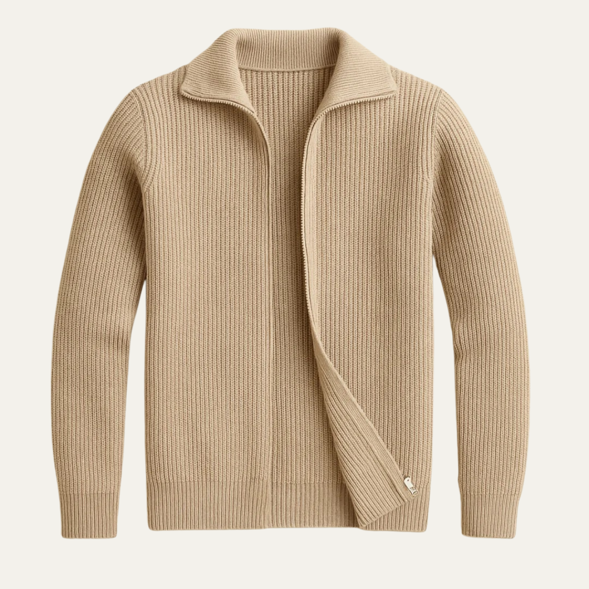 Weymouth herrarnas stilrena chunky stickad helzip-tröja för mysig och modern look