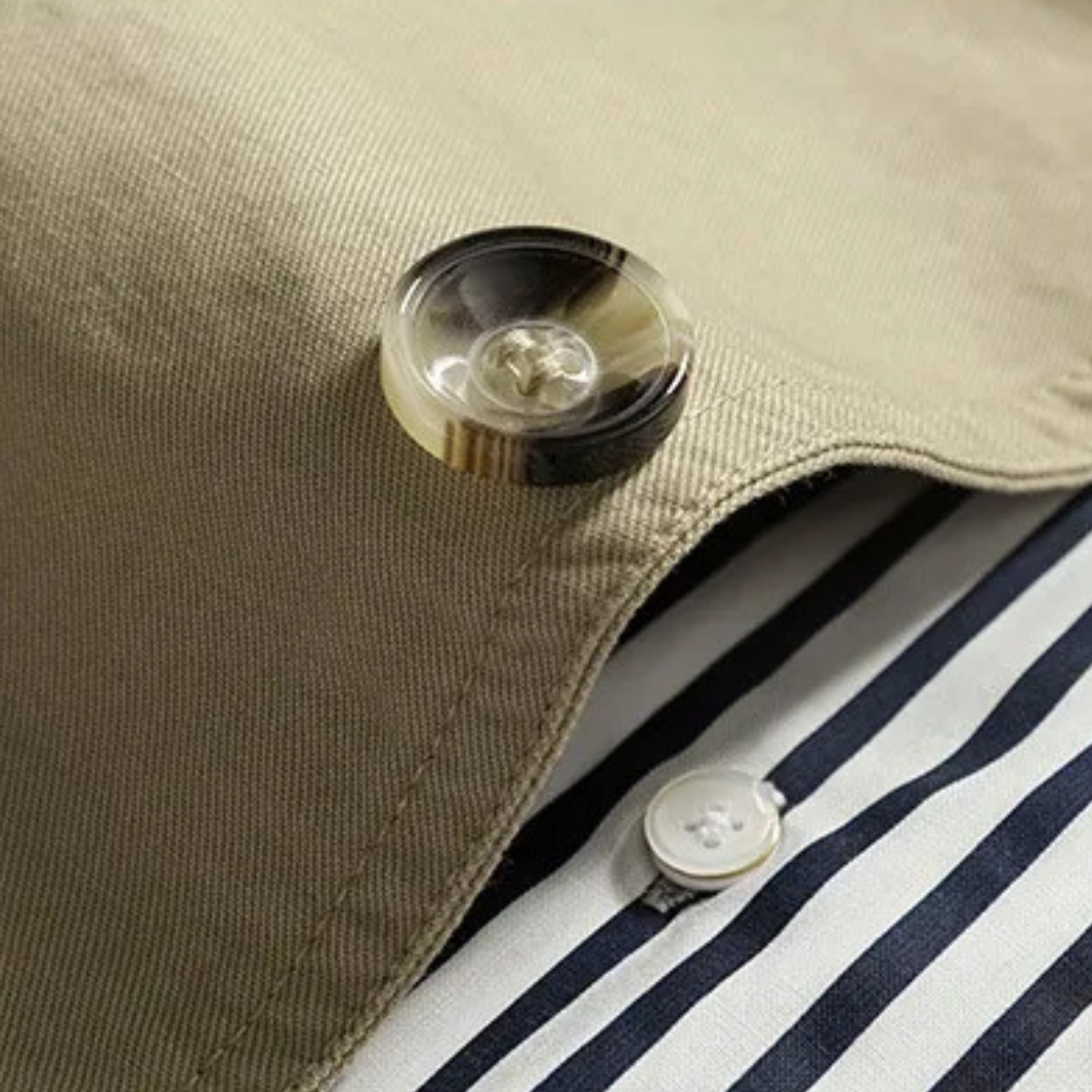 The Royalton -mTrenchcoat – Klassisk Dubbelknäppt Vattentät Kappa