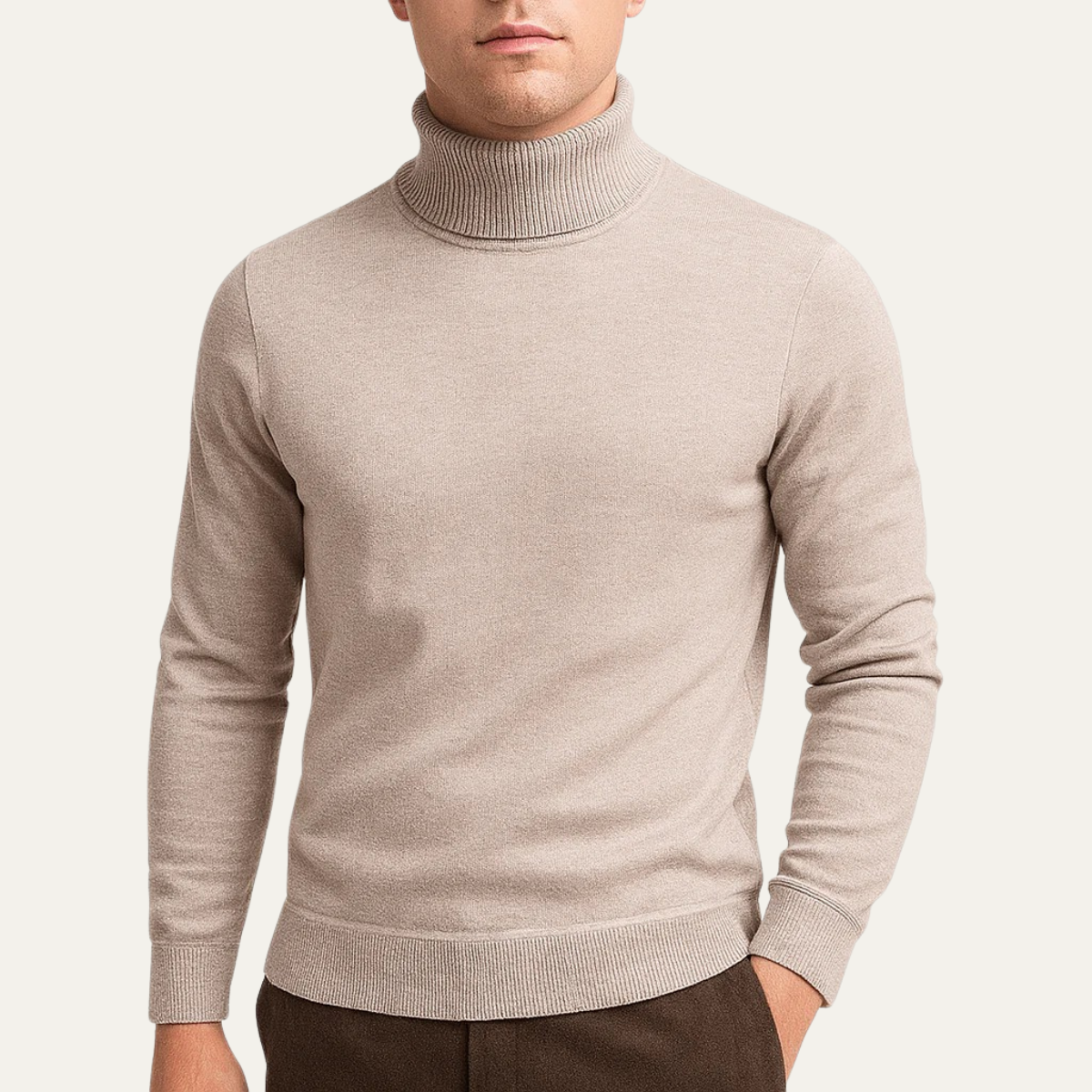 Pullover Enino Turtleneck Klassisk för Herrar Banbury