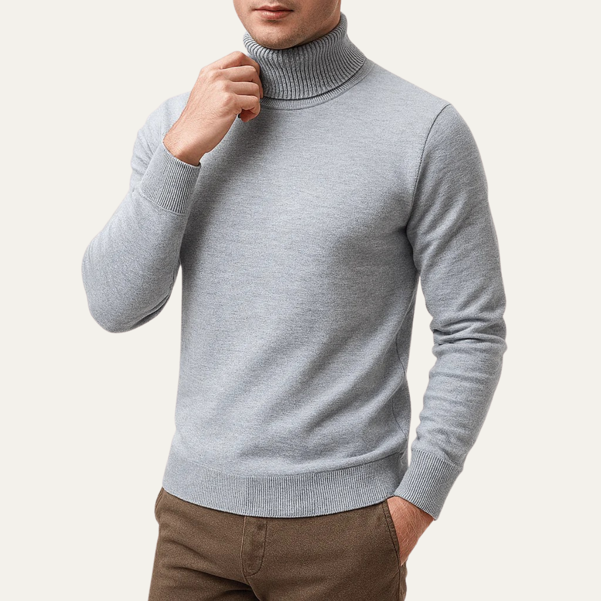Pullover Enino Turtleneck Klassisk för Herrar Banbury