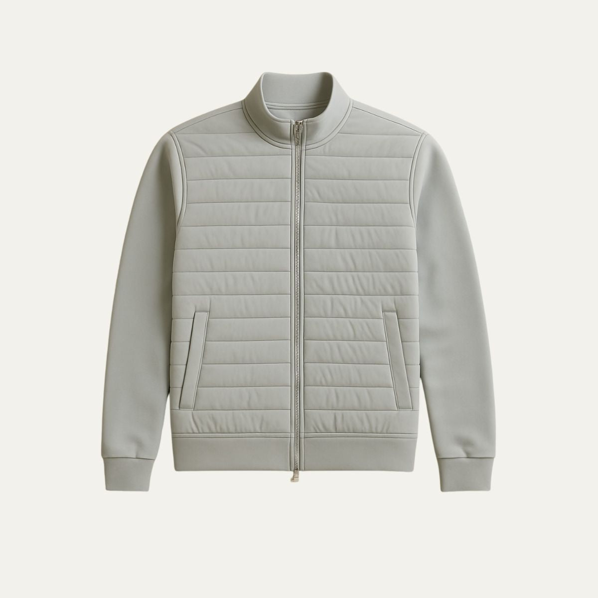 Herrs lättviktiga eleganta quilted pufferrock från Köpenhamn - Snygg värme och komfort