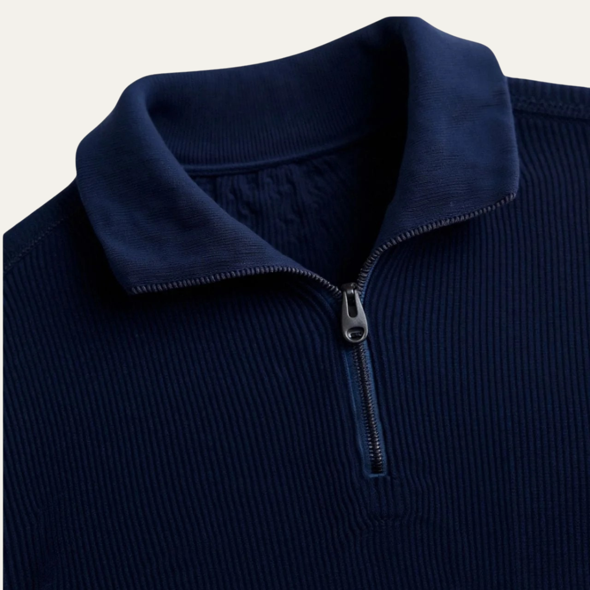 Berkhamsted Herrar Extra Bekväma Halvzip Lightweight Stickad Tröja