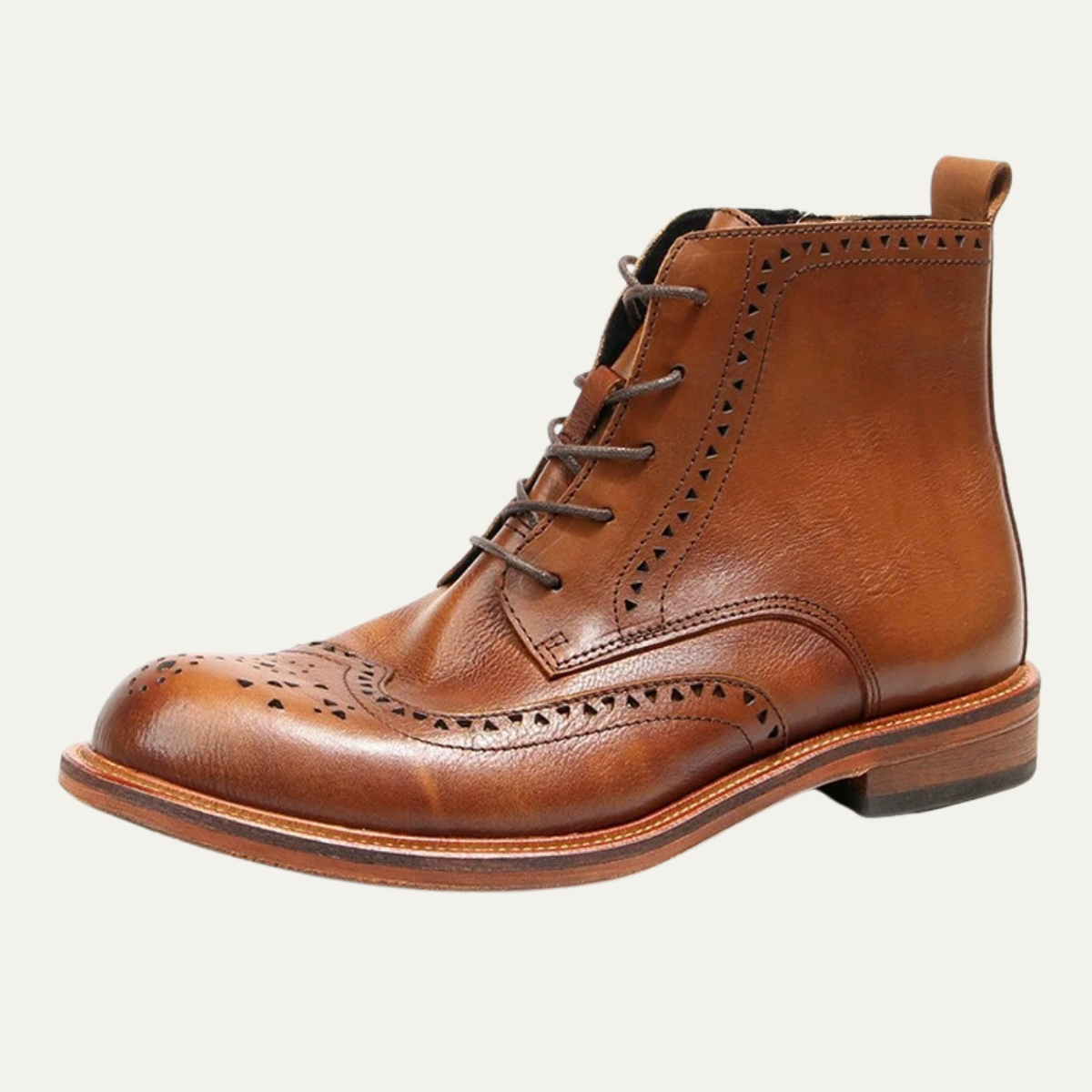 The St Davids - Herrskor i Läder Retro Casual Snörning