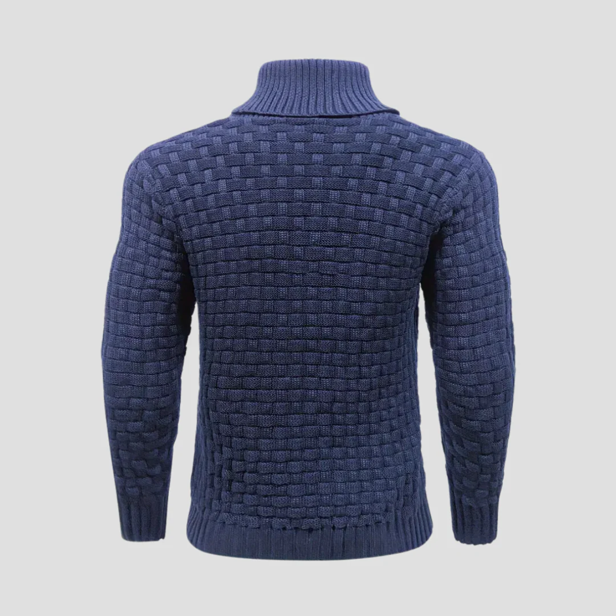 Herrer Brighton chunky knit pullover med knappar