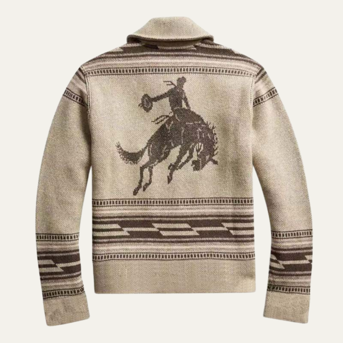 Den stiliga Frontier sjalkragen cardigan för mysig elegans