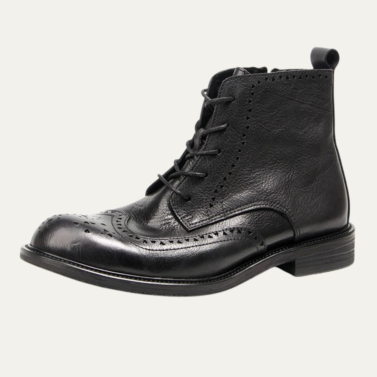 The St Davids - Herrskor i Läder Retro Casual Snörning