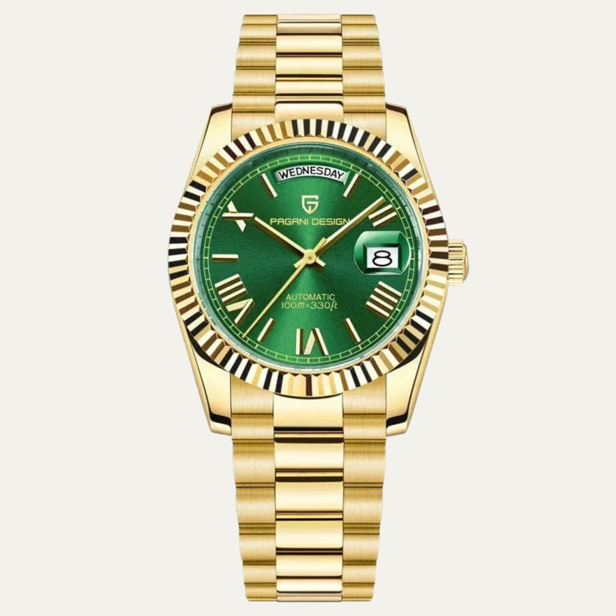 Lyxklocka Geneva för män i tidlös och elegant stil