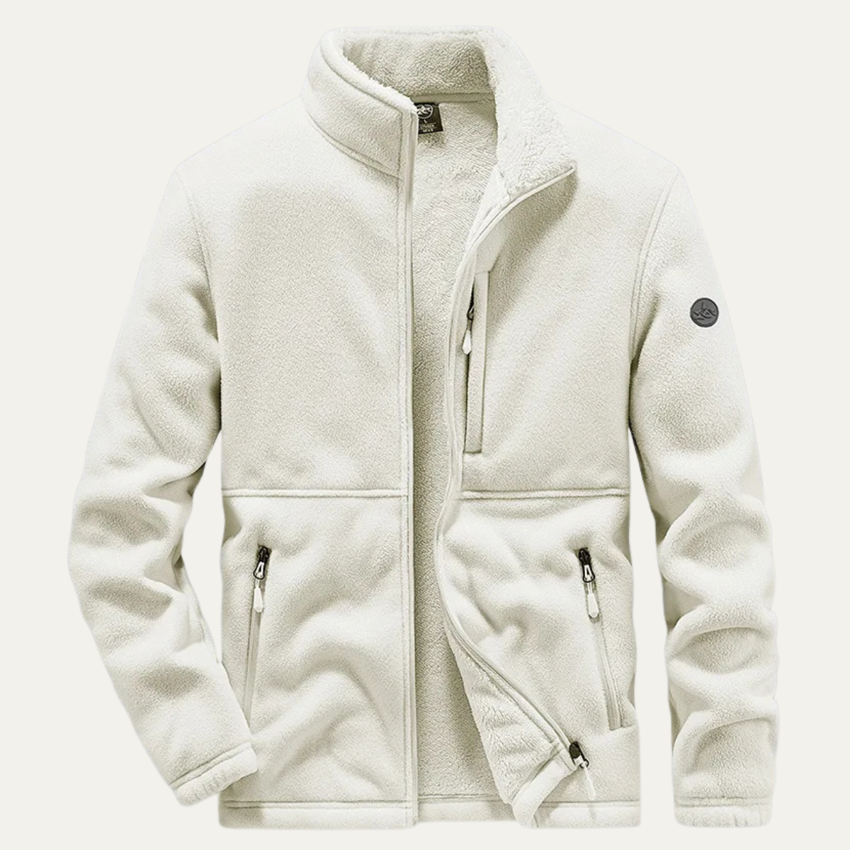 The Sutherland - Herr Fleece Vinterjacka – Varm Sherpa Zip Up Jacka