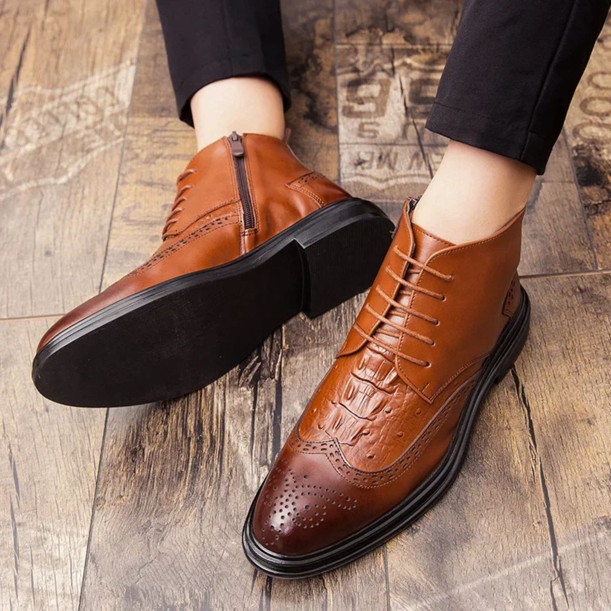 The Whitmore - Herr Eleganta vinterstövlar i lyxig stil