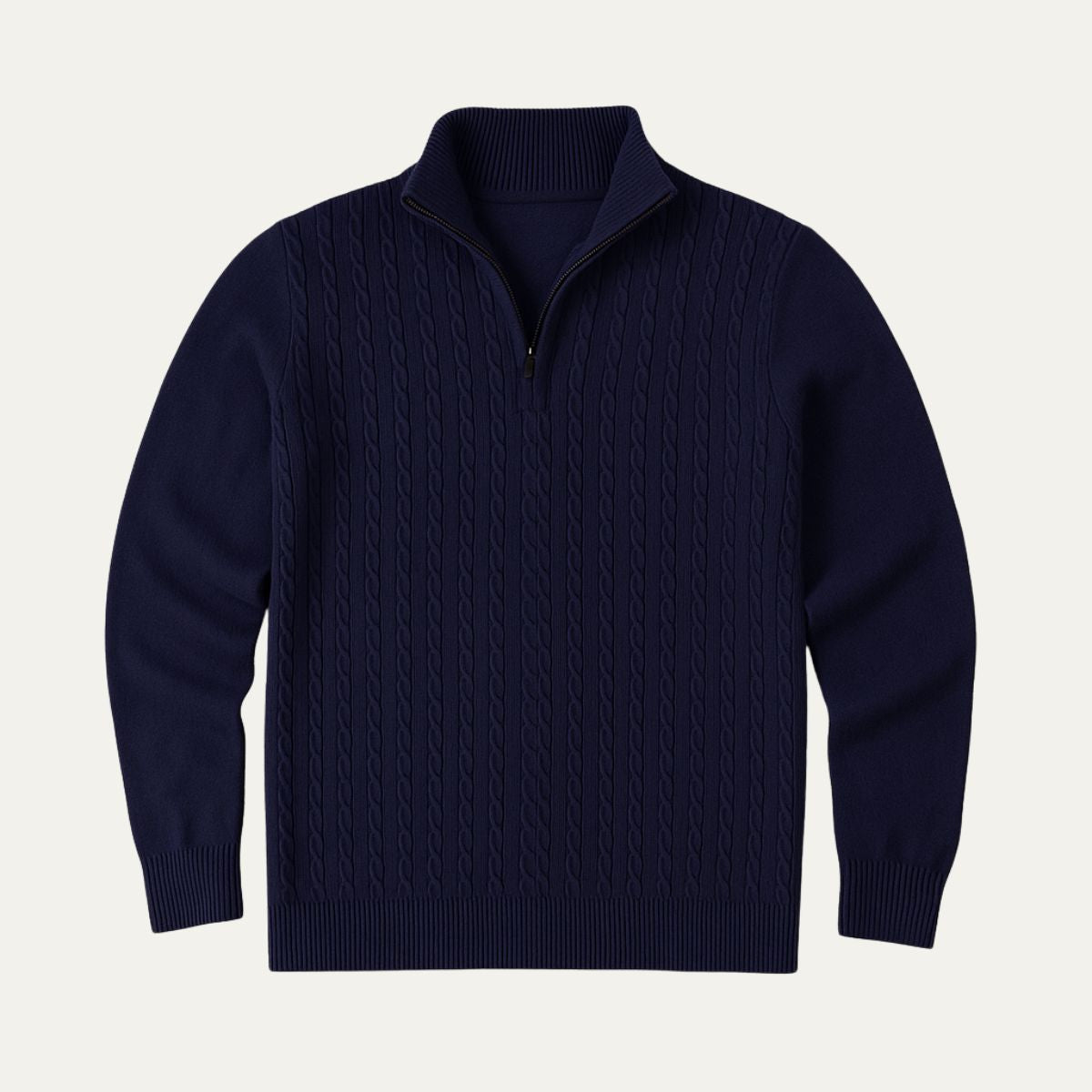 Demi-zip Pull Gstaad för en elegant look och exceptionell komfort