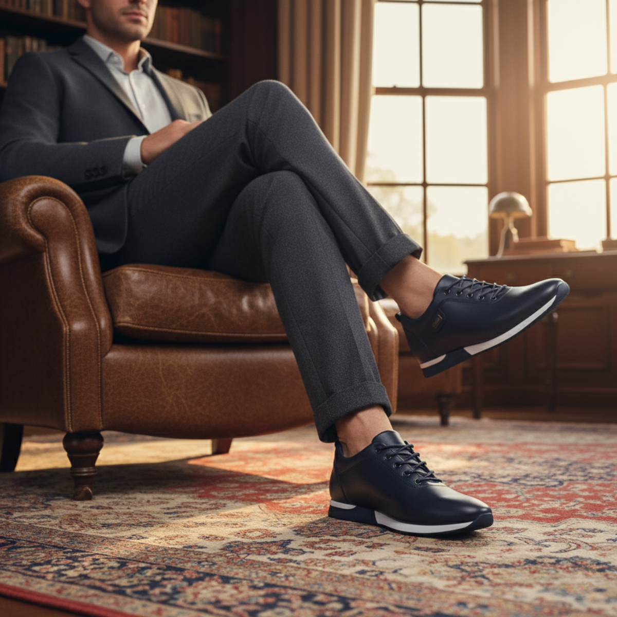 The Langford - Bond Street skor för män Lädersneakers