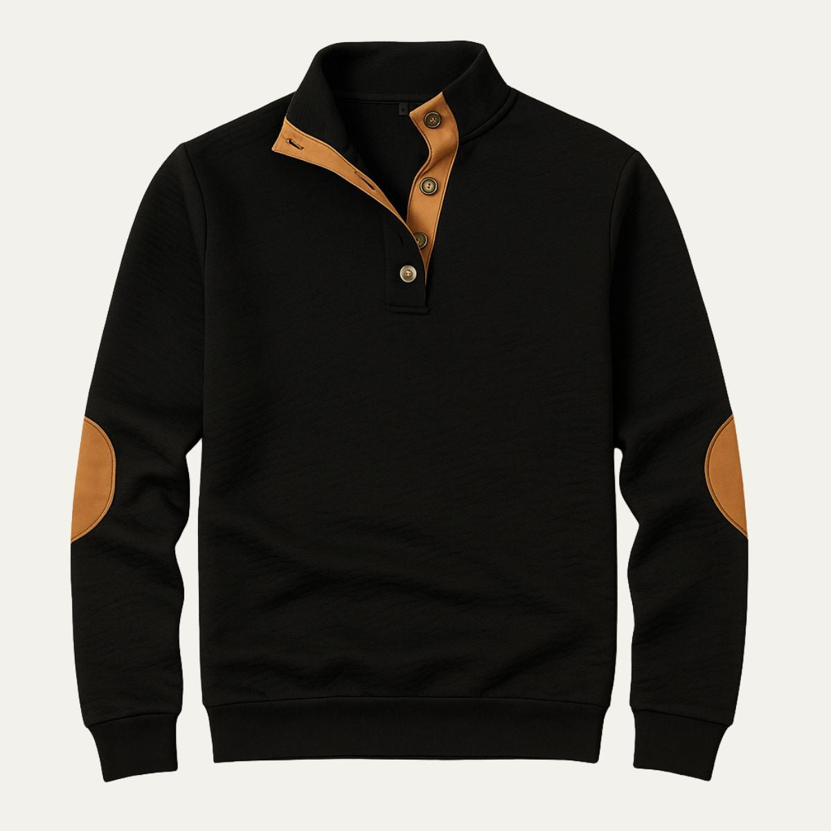 Pull-over Oxford Åttaknappig sweatshirt för stilfull komfort