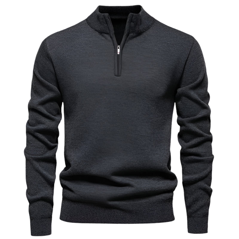 Warwick herrpullover med polokrage – Bekvämlighet och elegans garanterad