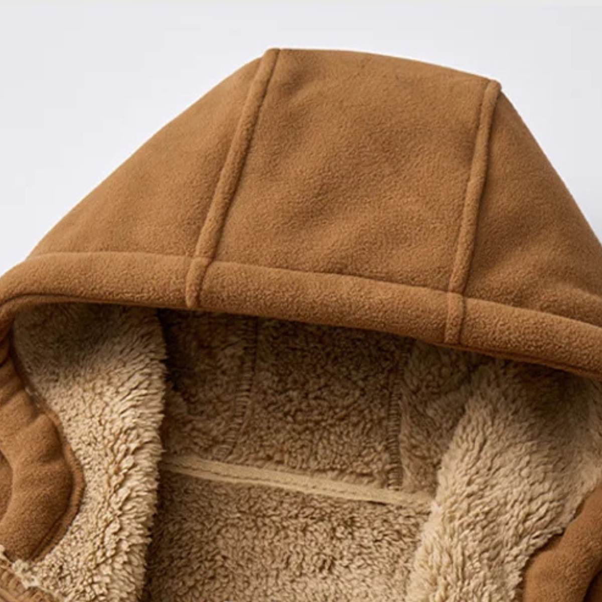 The Glenhaven - Herr Vinter Soft Shell Fleece Zip Up Huva Jacka