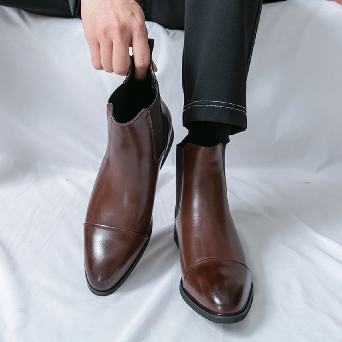The Savile Row - Herr Läder Chelsea Boots