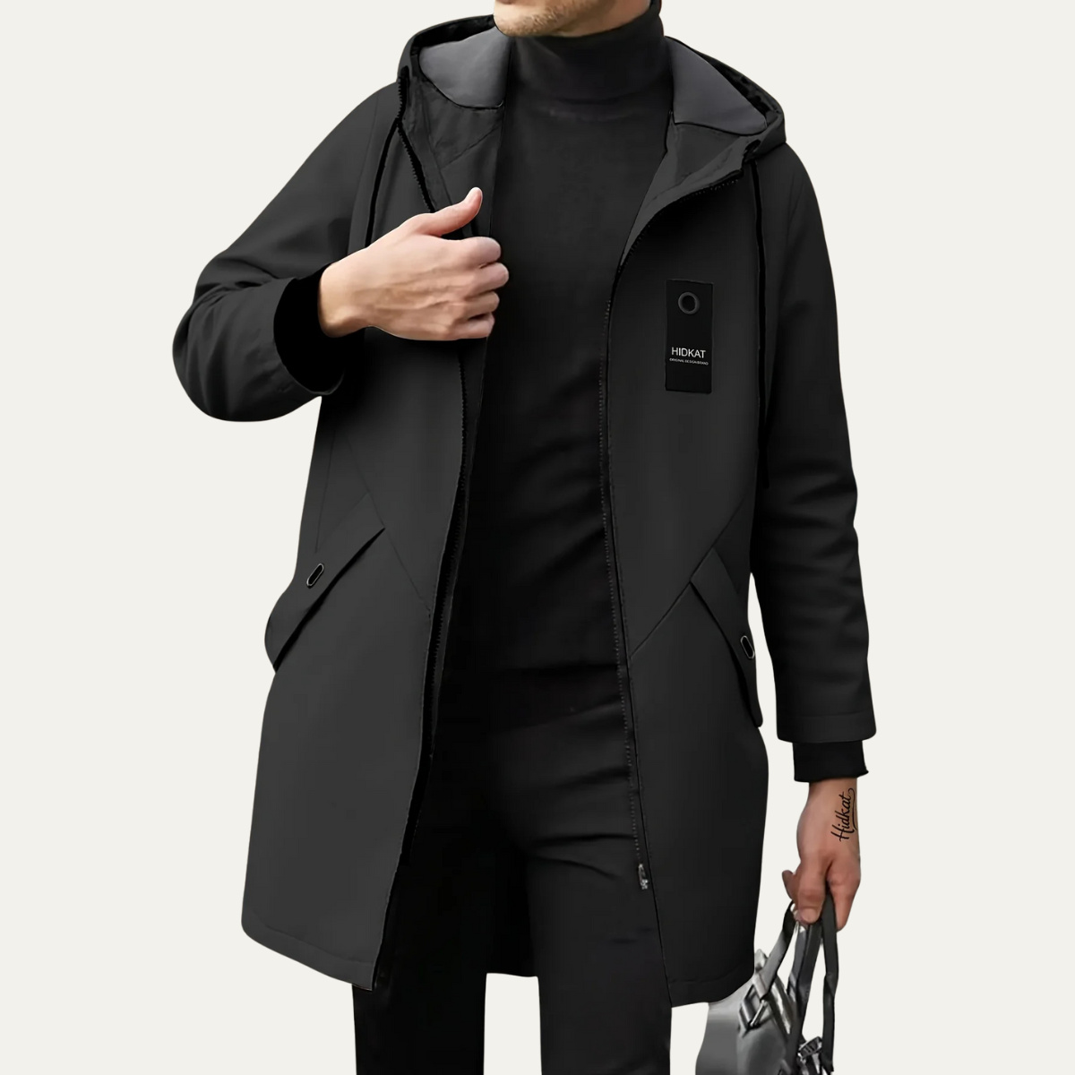 The Crestfall – Vattentät Lång Parka med Vindskyddad Huva