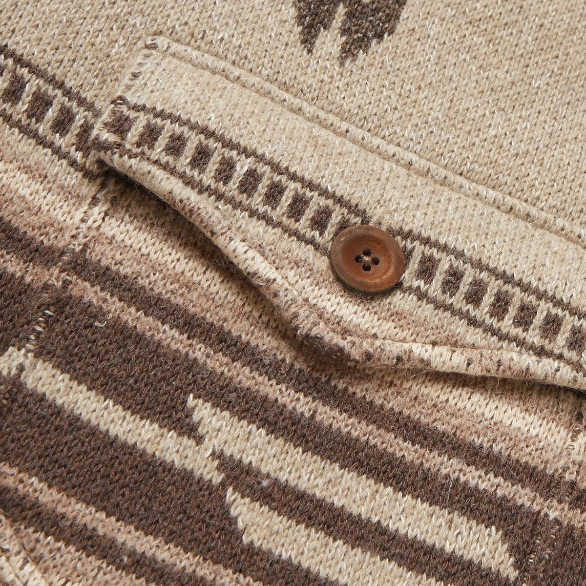 Den stiliga Frontier sjalkragen cardigan för mysig elegans