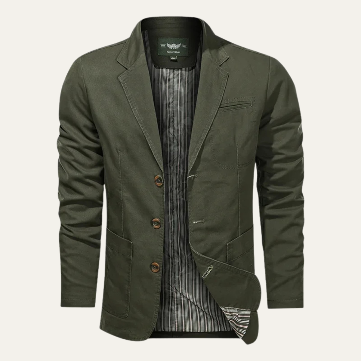 The Prestbury - Herrens Casual Lättviktig Bomullsblazer