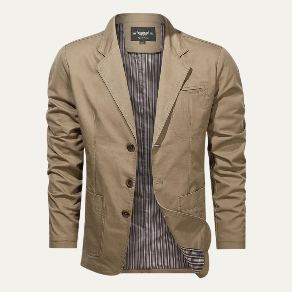 The Prestbury - Herrens Casual Lättviktig Bomullsblazer
