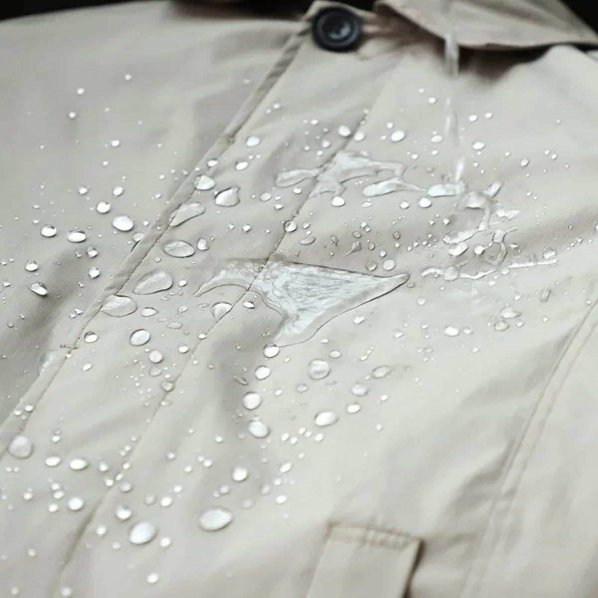 The Heirloom – Lyxig Regnjacka för Herr med Quiltat Foder