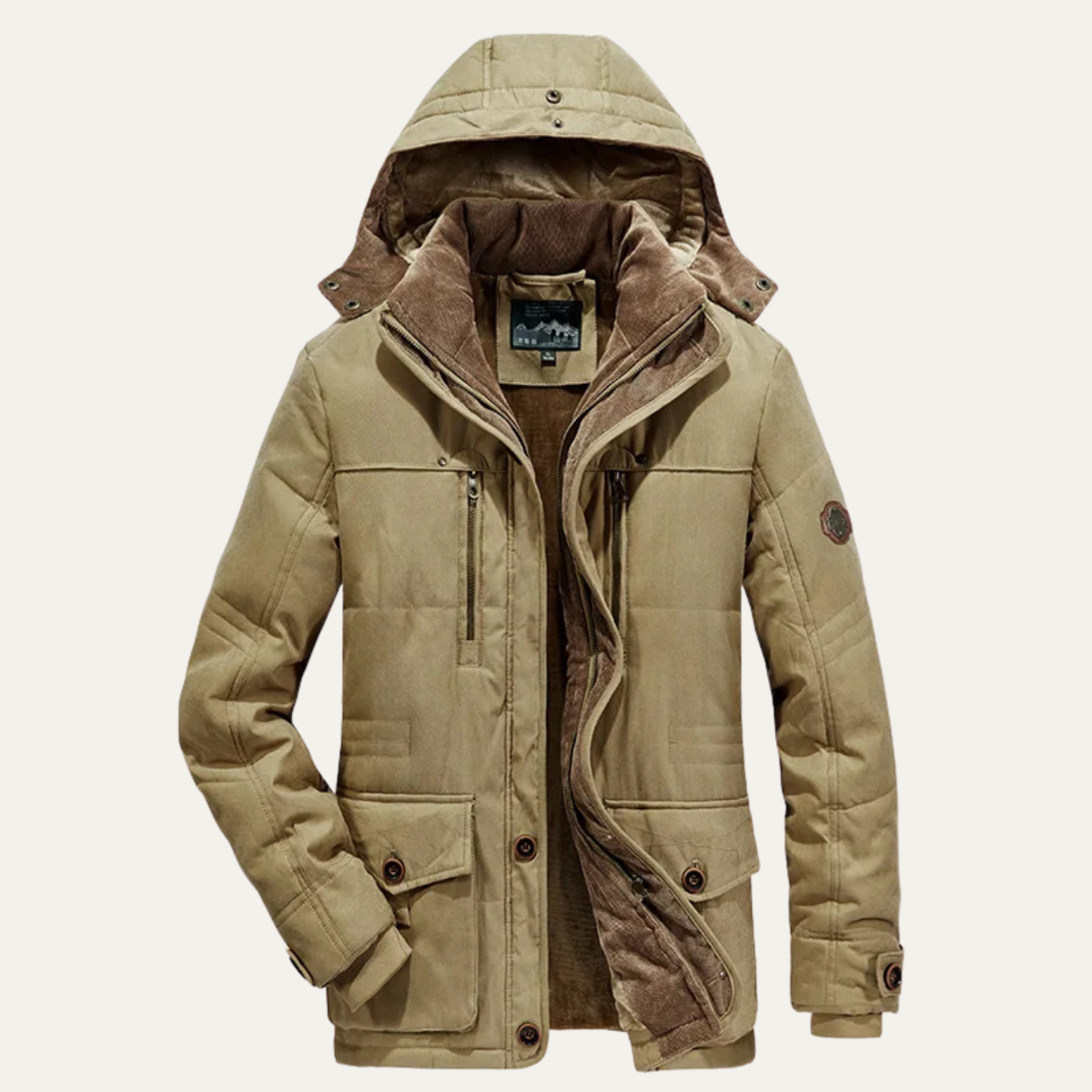 The Thornwood - Herr Varm Vintern Hooded Parka Jacka