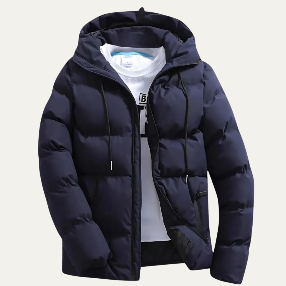 Edinburgh Herren Vattentät Parka - Hoodie Puffer Vinterjacka för ultimat skydd och komfort