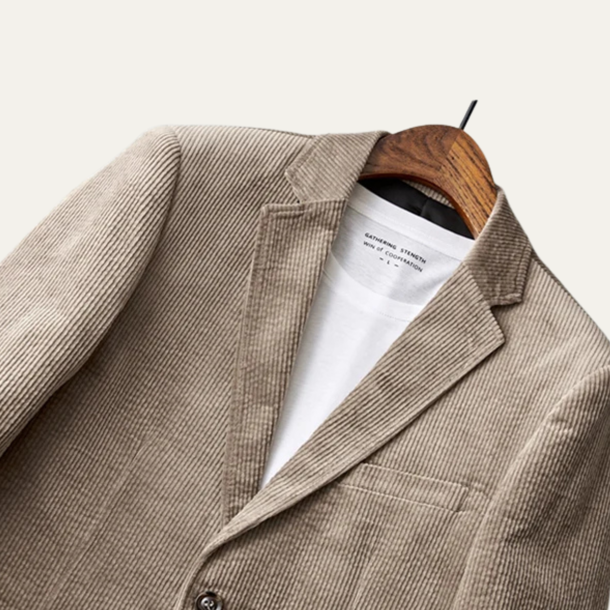 The Riccione - Herrens Vinter Slim Fit Casual Corduroy Blazer Jacka