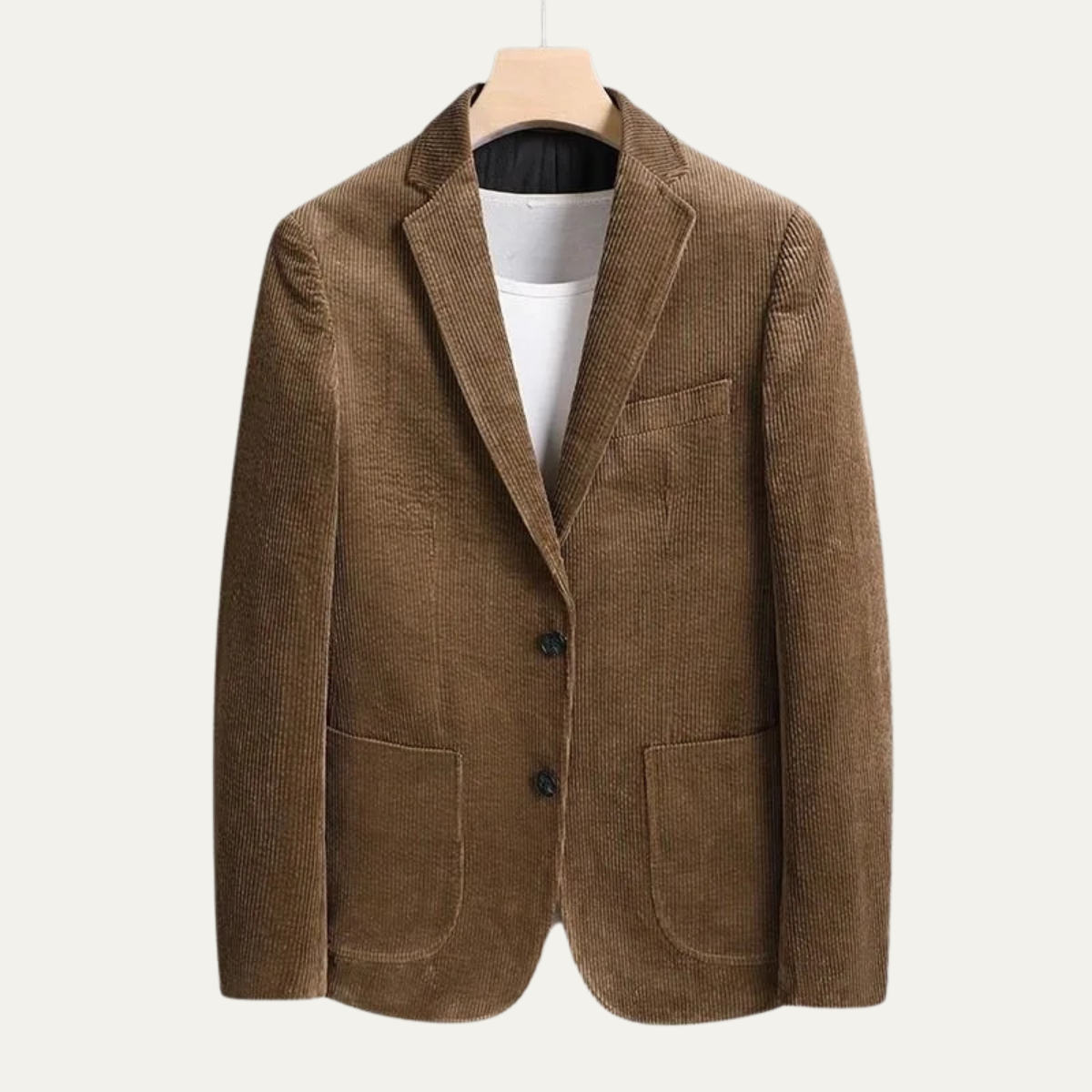 The Livorno - Herr Vintage Casual Slim Fit Corduroy Blazer Jacka