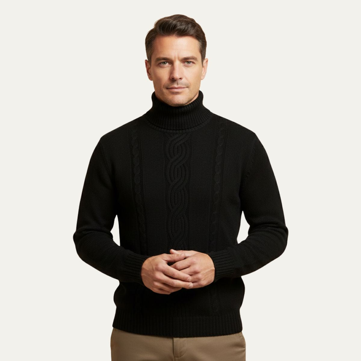 Herrmel portabel tröja i merinoull - Komfort och elegans i Courchevel