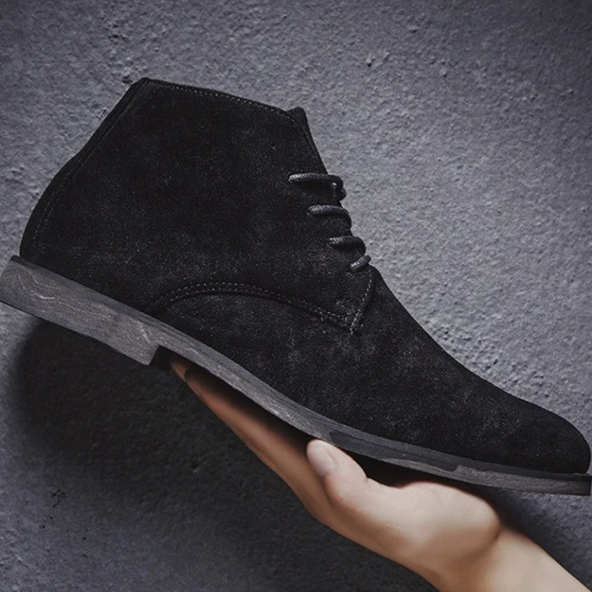 The Dockside - Herr Casual Suede Snörade Ankelstövlar