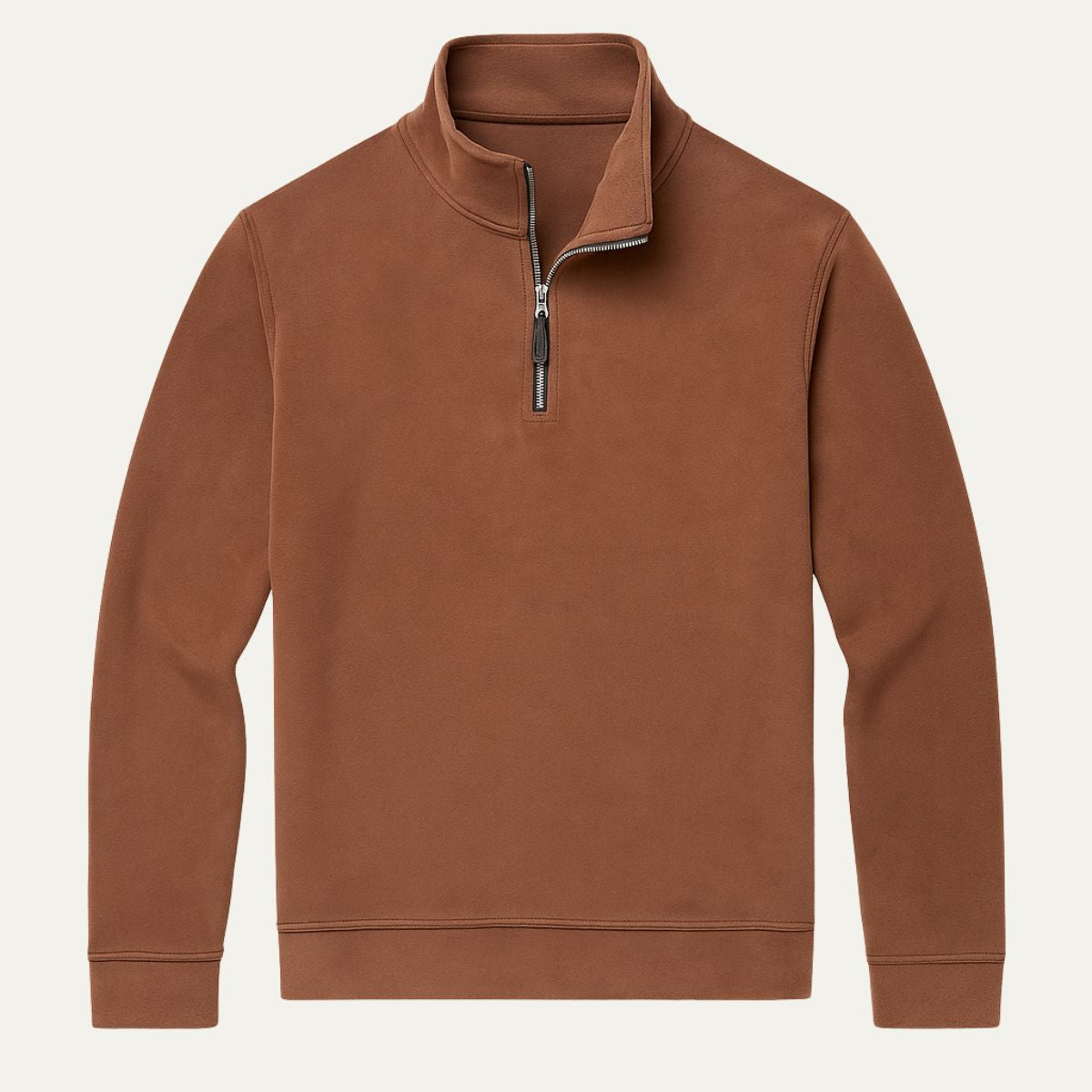 Quarter-zip herrtröja med lång ärm St. Moritz, stil och komfort i sikte