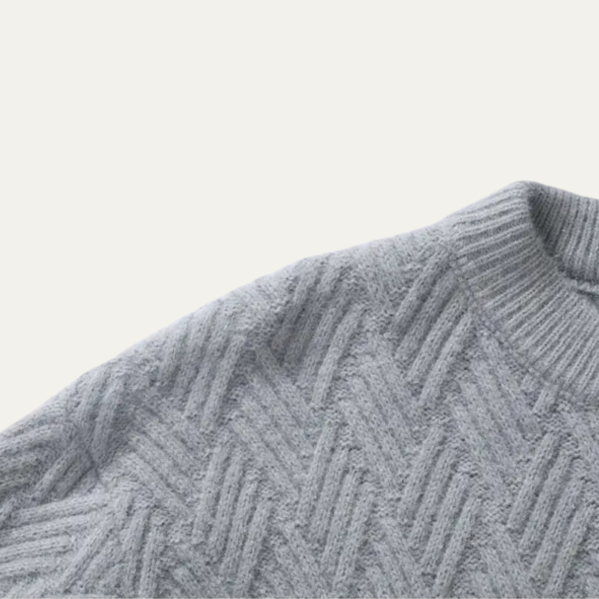The La Maddalena - Herr Varm Vintersweater med Rund Hals