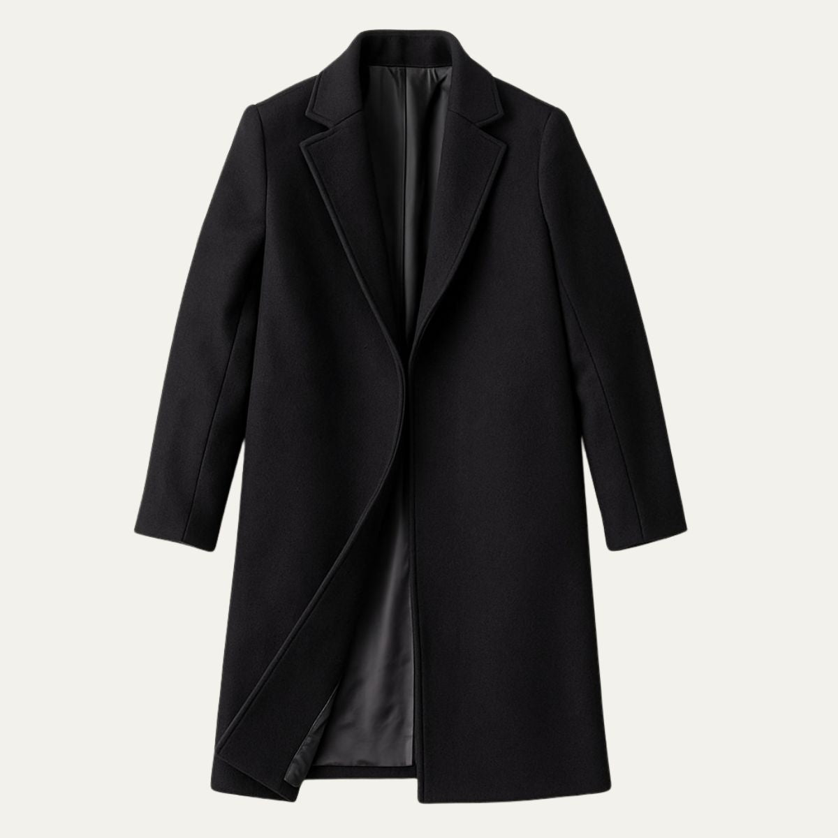 Långärmad herrkappa The Langley för en elegant och varm stil