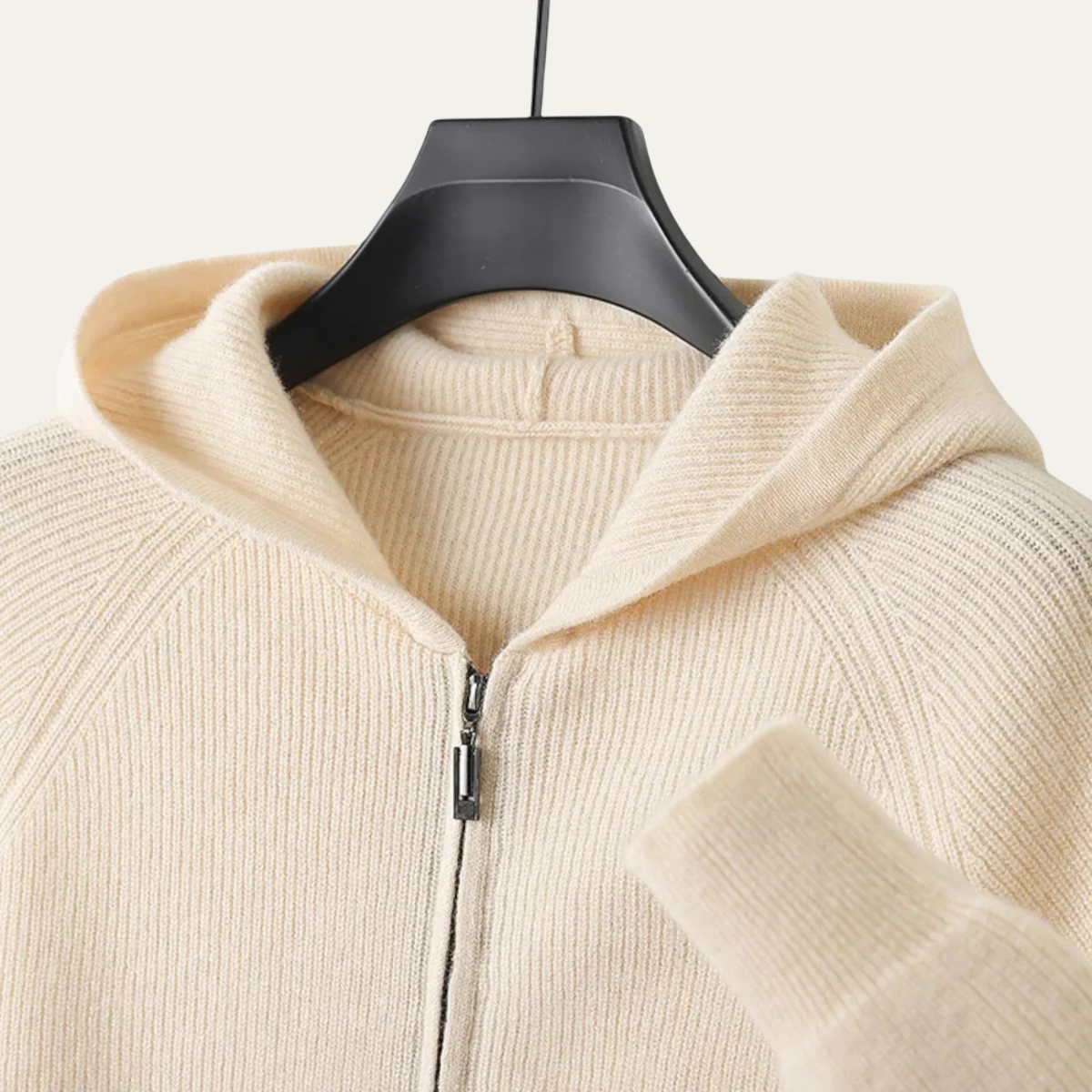 The Riva Garda - Herr Mjuka Lyxiga Merinoull Ziptröja